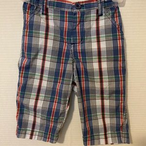 Lands End plaid pants SZ 6-9M. Excellent condition.
